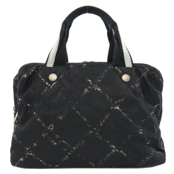 CHANEL Travel Line Handbag in Nylon Material - Picture 1 of 11